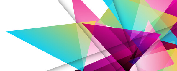 Abstract colorful background. Modern geometrical abstract background - circles. Business or technology presentation design template, brochure or flyer pattern, or geometric web banner