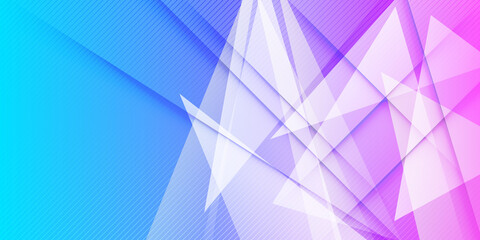 abstract blue pink purple polygon shape background. modern geometric triangle design vector illustration