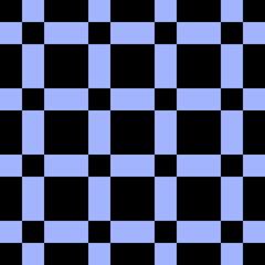 Vector seamless pattern with geometric shapes tiling. Repeating minimalistic texture. Abstract monochrome background.