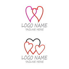 Love Logo and symbols Vector Template icons app