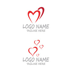 Love Logo and symbols Vector Template icons app