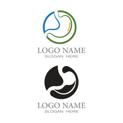 stomach care icon designs concept vector illustration