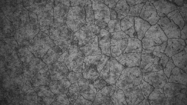 Cracked concrete floor texture background. 3d illustration © De_Han