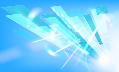 Abstract background with geometric elements