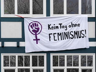 Feminismus Protestplakat