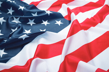 USA American flag background texture, elections, vote