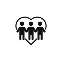 Save the orphan icon design. Child care vector illustration