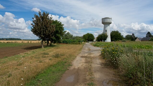 Savy France - 26 July 2020 - Countryside near Savy Aisne France
