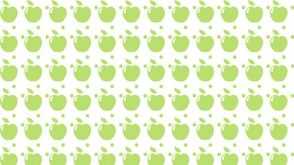 Green apple background