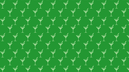 Martini seamless pattern