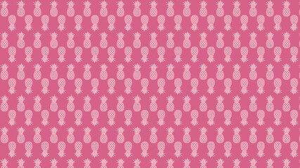 Pink pineapple seamless pattern 