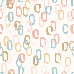 Hand drawn modern doodle seamless pattern. Pastel grunge background