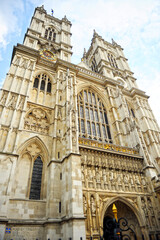 Westminster Abbey in London, England, UK. UNESCO World Heritage Site since 1987