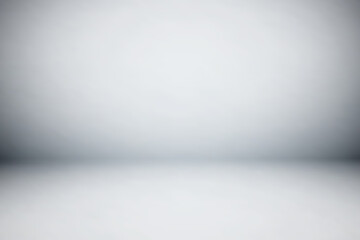 Gray studio wall and floor background. Use as montage for product display