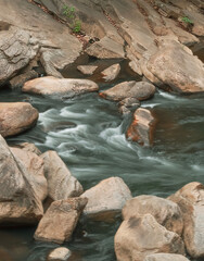 river in the mountains