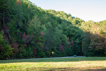landscape in the mountains