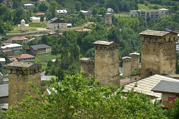 Mestia is a city in Georgia, located in the Samegrelo-Zemo Svaneti region, located at the foot of Mount Ushba. Characteristic of the area and the city are the dozens of watchtowers.