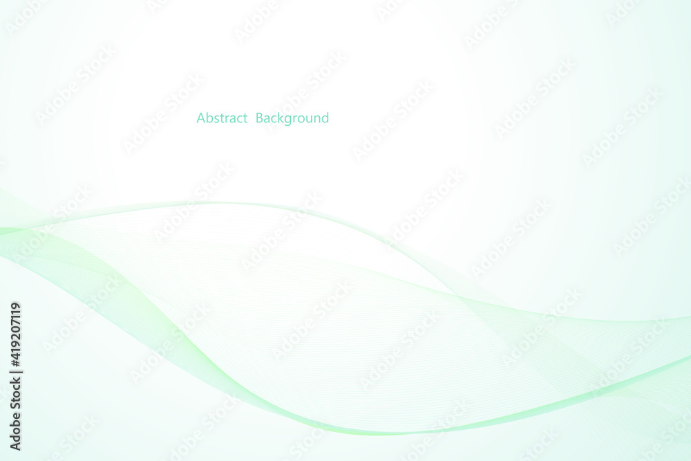 Wall mural abstract modern line, wave . dynamic shapes composition and elements.modern design. with sample text