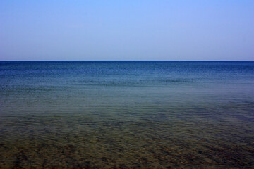 Sandy shore of the Baltic Sea