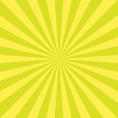 Sunlight abstract background. Green color burst background.