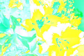 Floral backgrounds of colours and textures