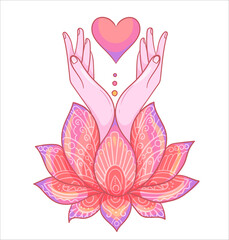 concept of love and gratitude, abundance