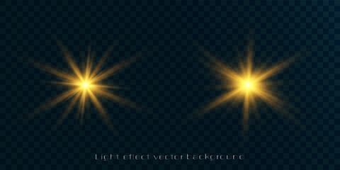  Glow light effect. Vector 10 eps