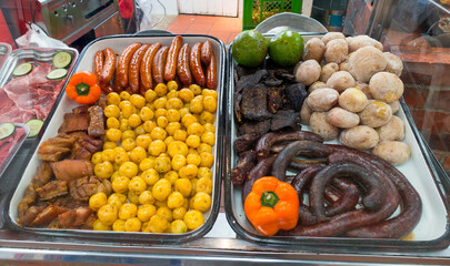 Typical colombian food in Catagena, Colombia, South America
