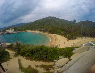 Landscape in the Tayrona National Parc, Colombia, South America