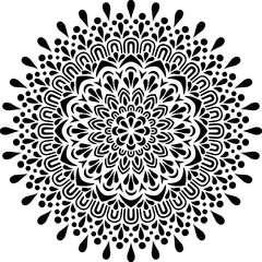 Mandala Pattern Stencil doodles sketch good mood