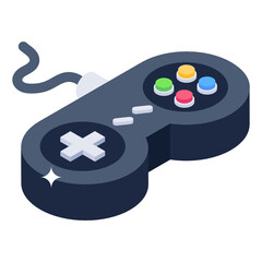  A gamepad, isometric icon design   © SmashingStocks