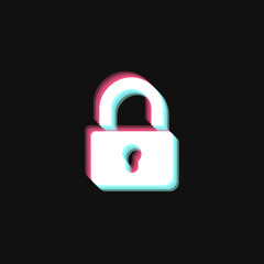 Lock - 3D Effect