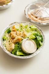 Italian Pasta and Salad Meal