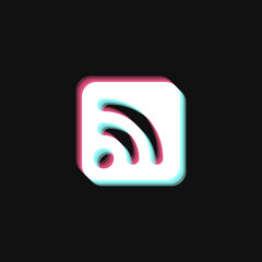 Fototapeta premium RSS Feed - 3D Effect