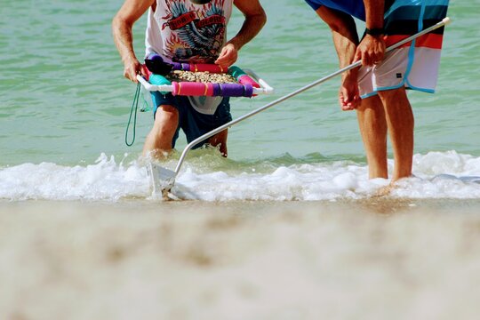  playing on the beach