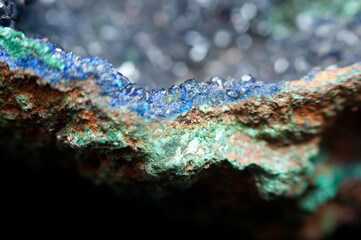 blue azurite mineral