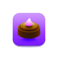 Candy Chocolate Sweet Food Logo Vector Icon Symbol