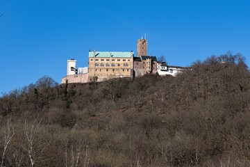  Die Wartburg bei Eisenach wurde 1067 gegründet, ist UNESCO Weltkulturerbe und in Verbindung Mit...
