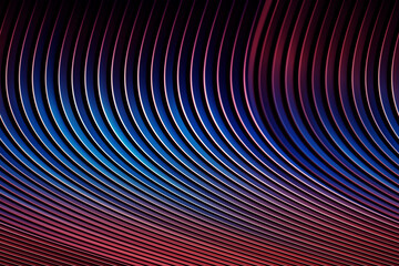 abstract background curved color asymmetric lines in blue, black, pink colors.