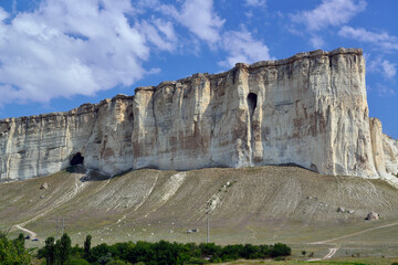 White rock in Crimea - a wonderful creation of nature