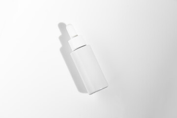 beauty fashion cosmetic makeup bottle serum dropper product with skincare healthcare concept on background