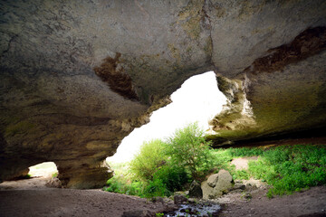 White rock in Crimea - a wonderful creation of nature