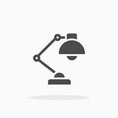 Fototapeta premium Table lamp icon.