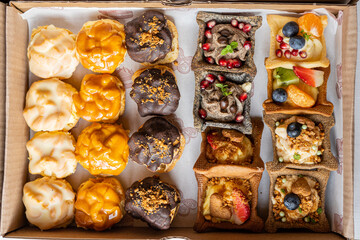 home baked easter cookies, cakes, profitorels, tartlets, easter egg shaped cake 