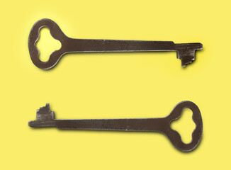 Two antique keys