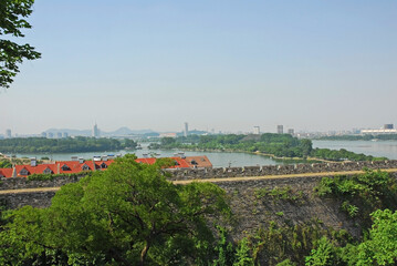 Nanjing City Wall. The largest ancient city wall in the world.