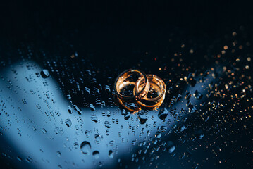 close up of a drop of water