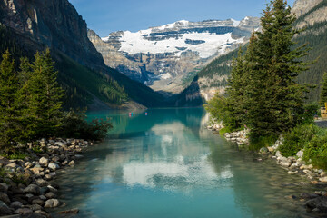 Canadian Majestic Lake at Sunrise