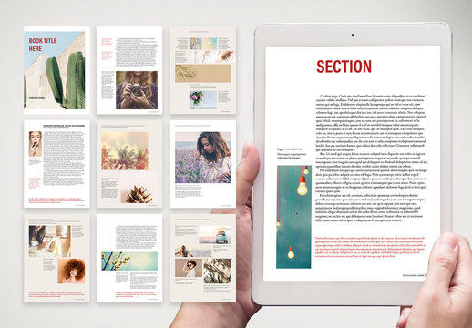 Minimal and Classic Digital Book Layout