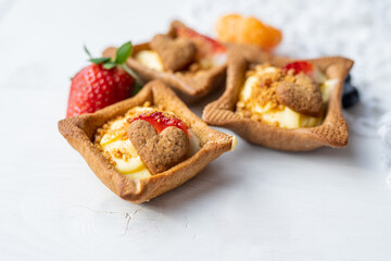 home made baking tartlet pastry selection 